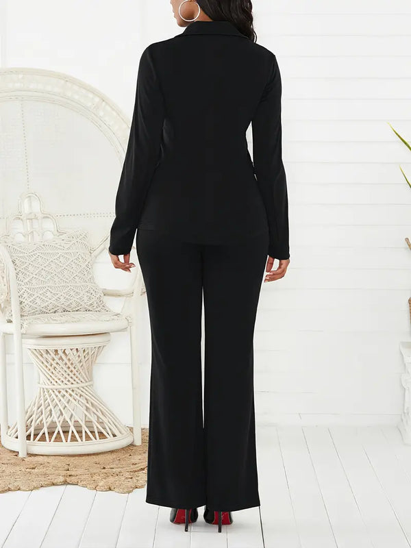 Belinda Business Pak | Elegante 2-delig formeel damespak met blazer en bijpassende broek
