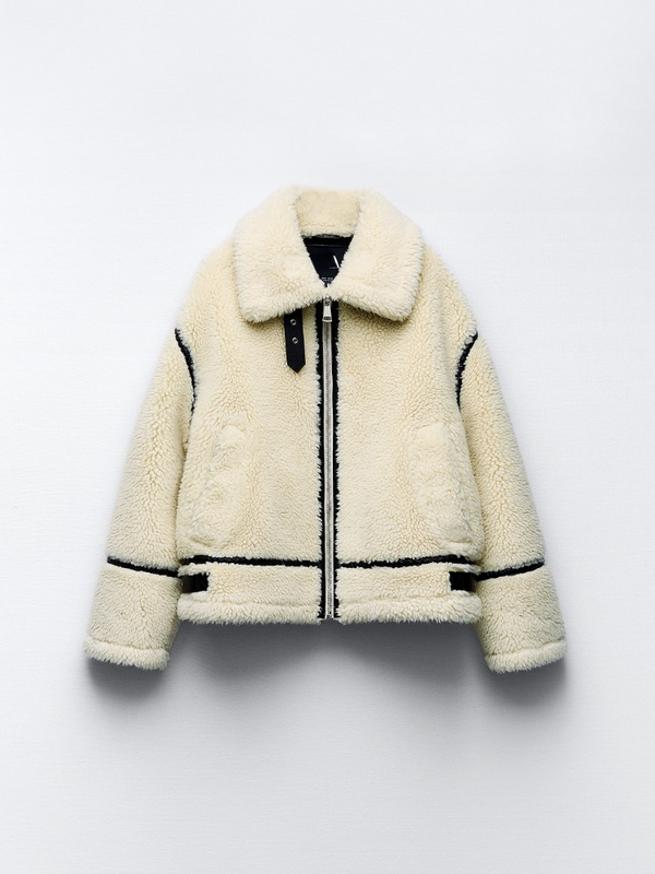 Fabienne Teddy Jacket | Super zachte witte fleece jas voor dames