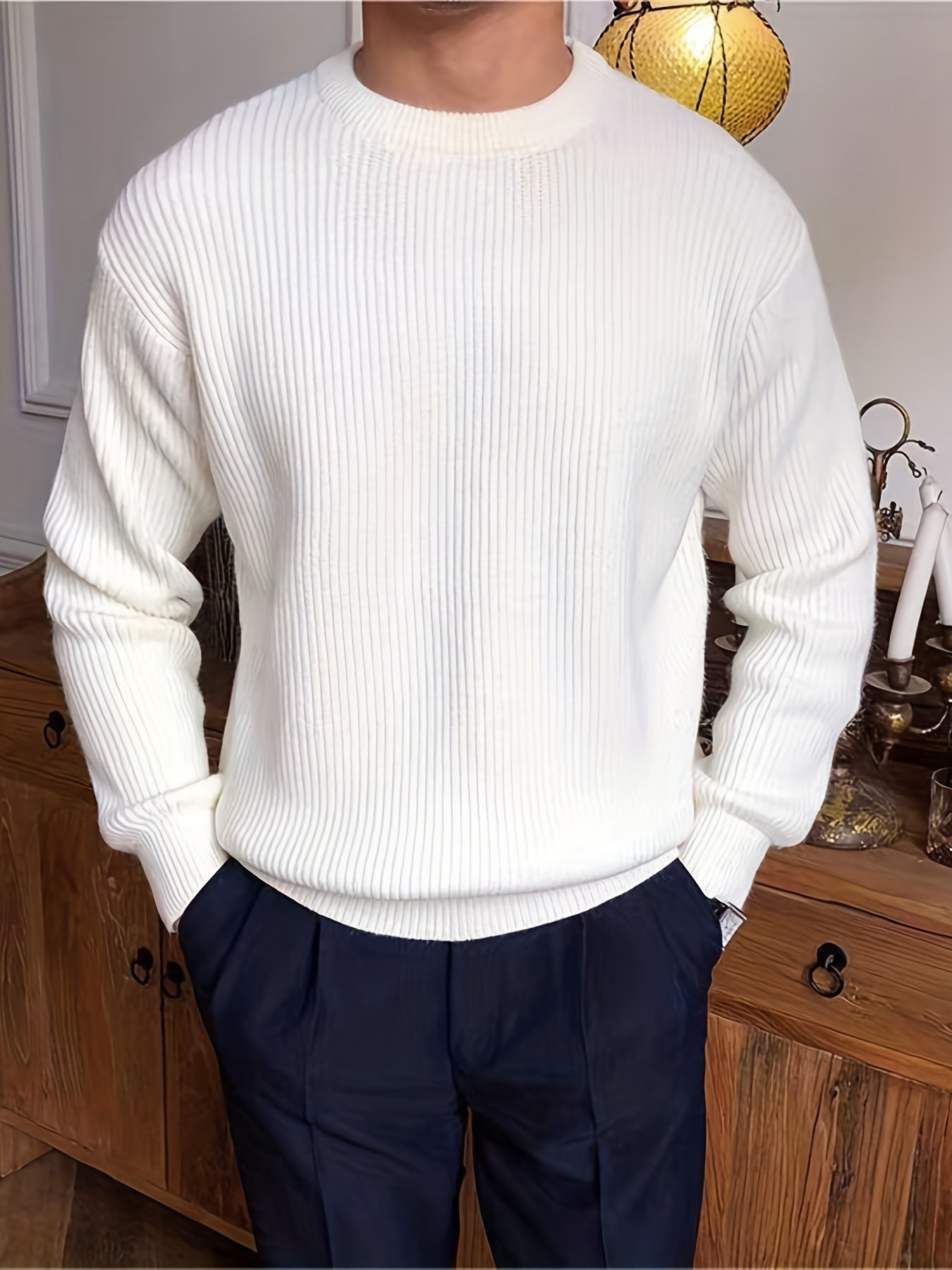 Alberto Trui | Stijlvolle kabeltrui design sweater voor mannen