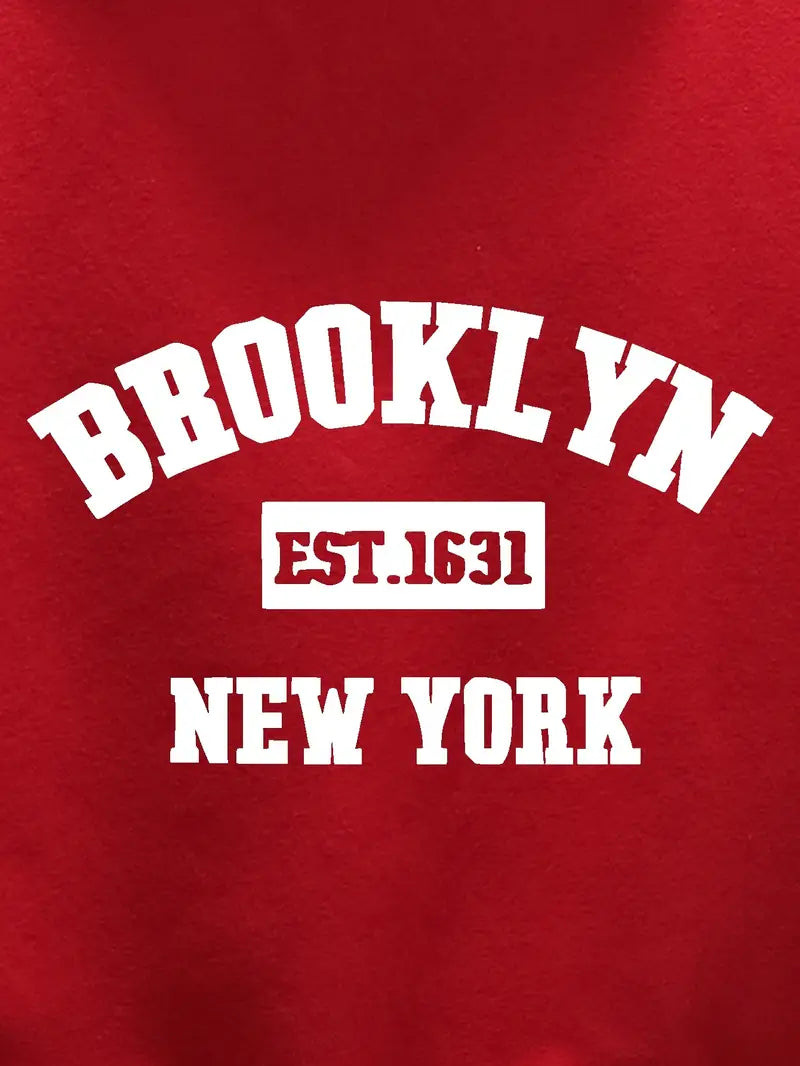 Brooklyn Hoodie | Stijlvolle Amerikaanse streetwear college heren hoodie voor mannen