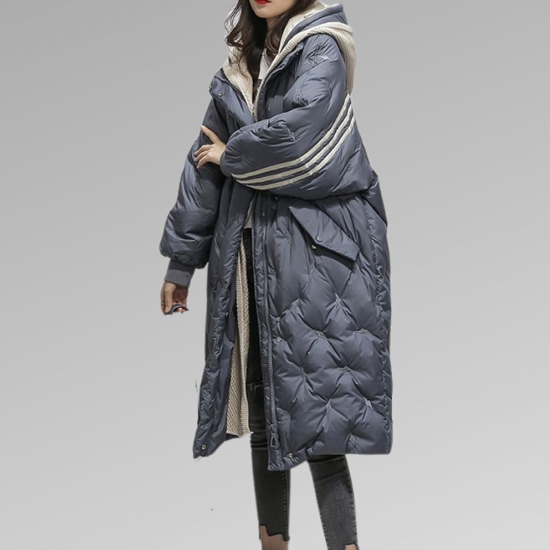 Voss Copenhagen Parka | Lange oversized puffer winterparka voor dames