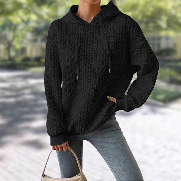 Luna Hoodie | Comfortabele oversized geweven sweatshirt met capuchon