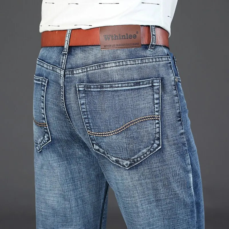 Select Heren Jeans | Premium stijlvolle heren denim spijkerbroek in Straight-fit