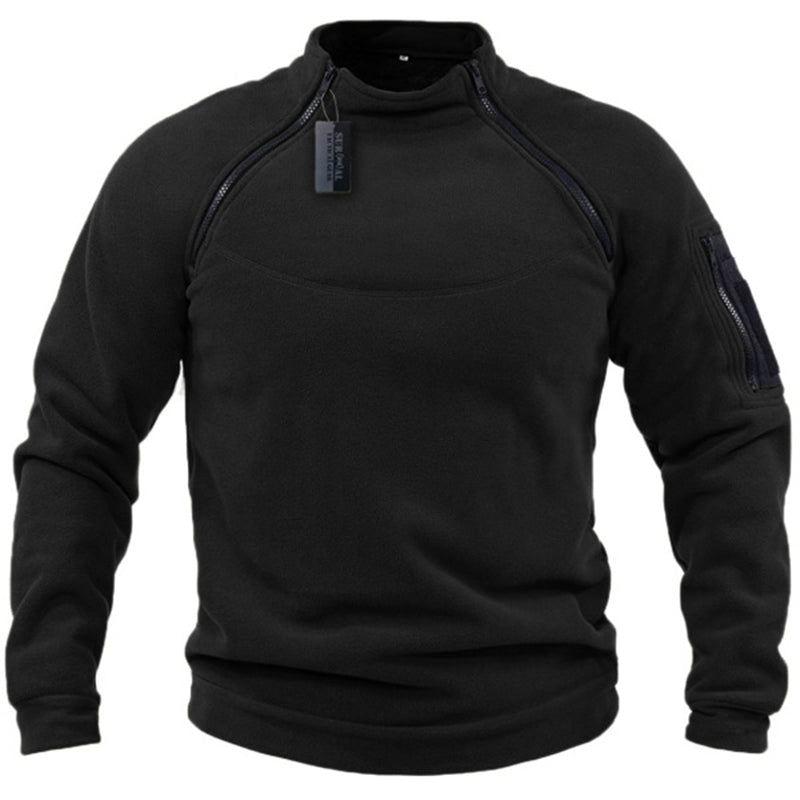 Peak Fleece Sweater | Militaire Fleece-Trui