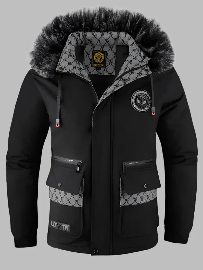 Nordico Winterparka | Warme heren winterjas met bontkraag