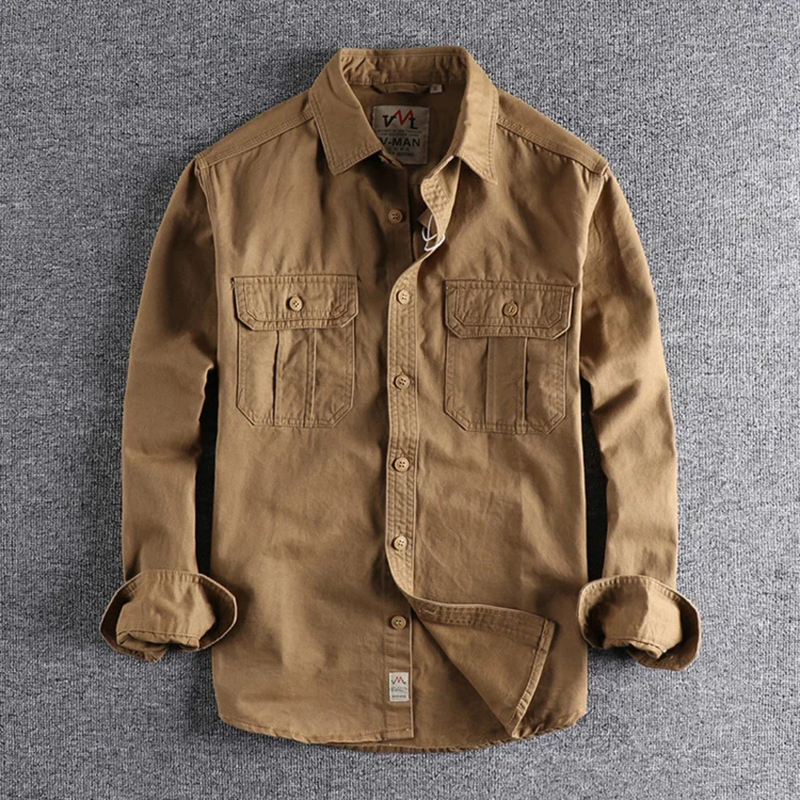 Tom Safari Overhemd | Outdoor-stijl overshirt voor heren