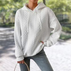 Luna Hoodie | Comfortabele oversized geweven sweatshirt met capuchon