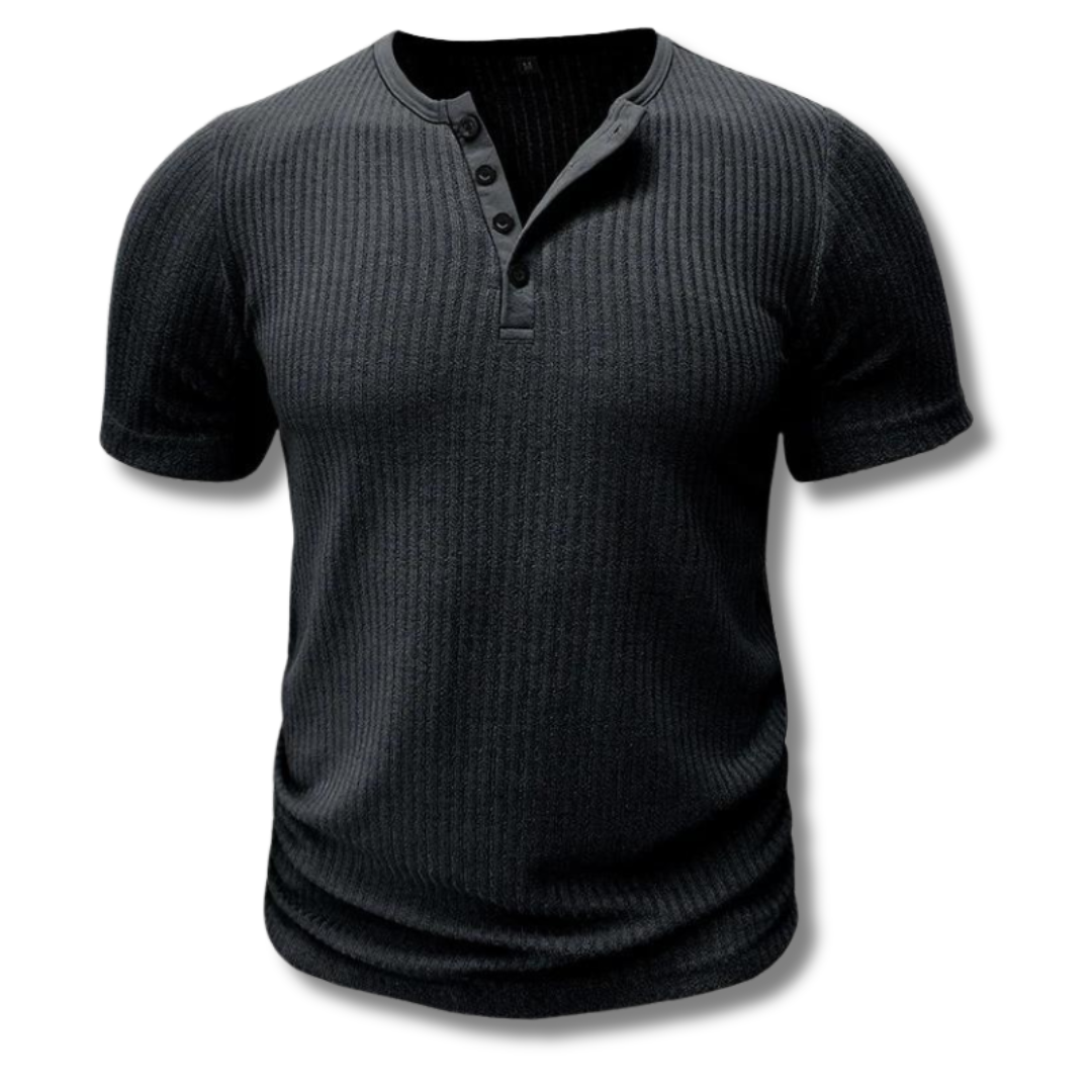 Henley Shirt | Stijlvol V-hals T-shirt voor mannen