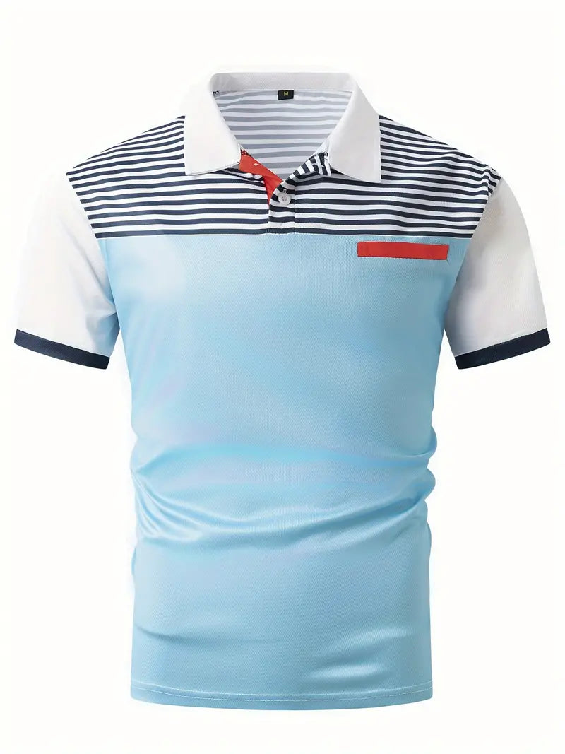 Tom Poloshirt | Casual gestreepte polo voor heren