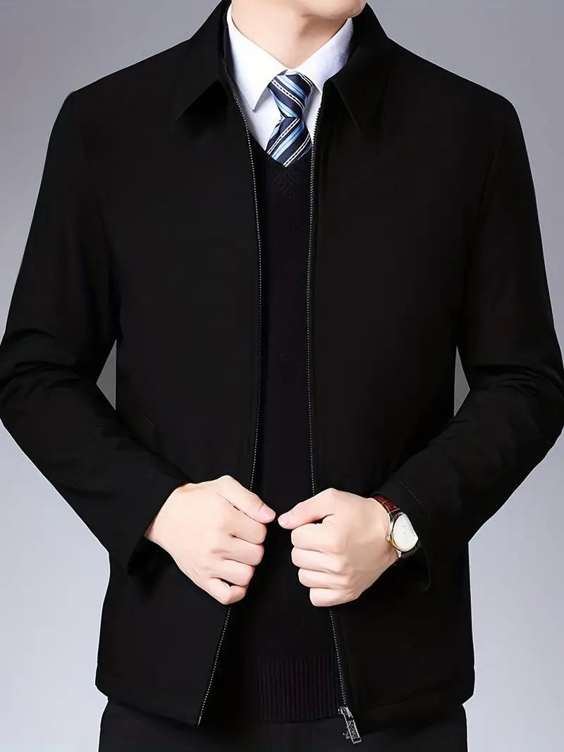 Cohen Jacket | Casual stijlvolle heren jas met ritssluiting