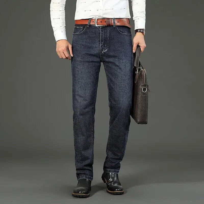 Select Heren Jeans | Premium stijlvolle heren denim spijkerbroek in Straight-fit