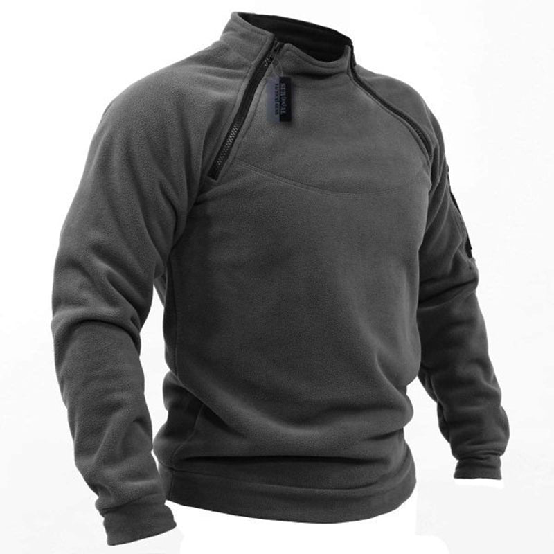 Peak Fleece Sweater | Militaire Fleece-Trui