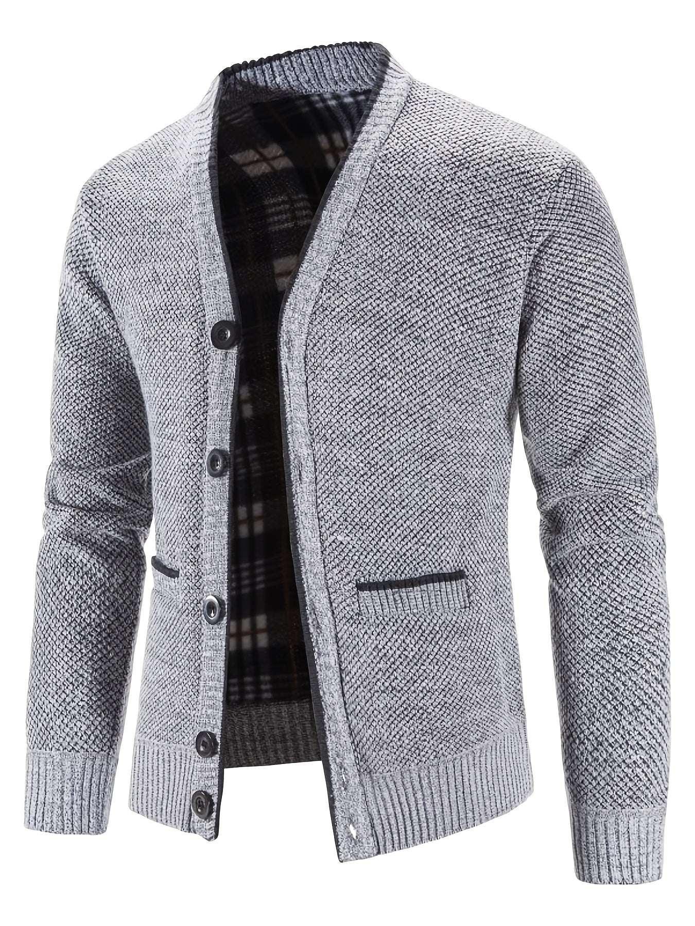 Marcel Cardigan | Casual gebreid heren vest met V-hals