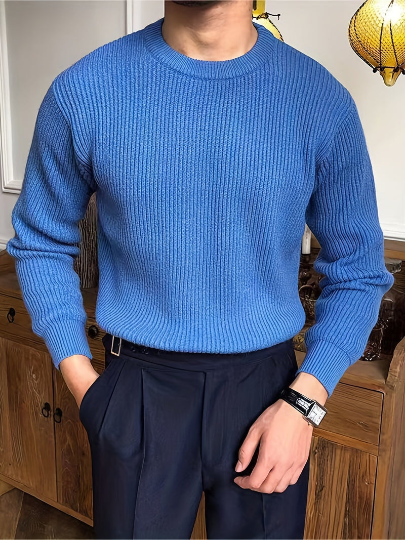 Alberto Trui | Stijlvolle kabeltrui design sweater voor mannen