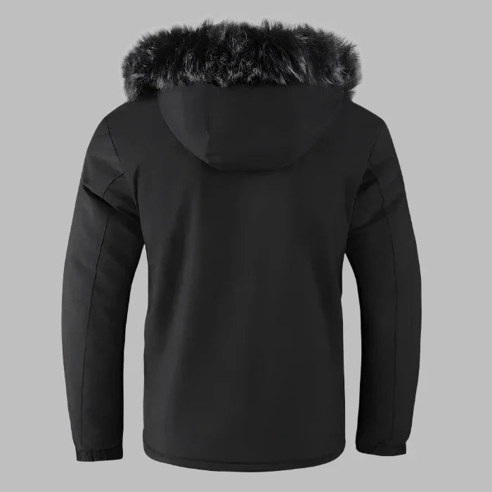 Nordico Winterparka | Warme heren winterjas met bontkraag