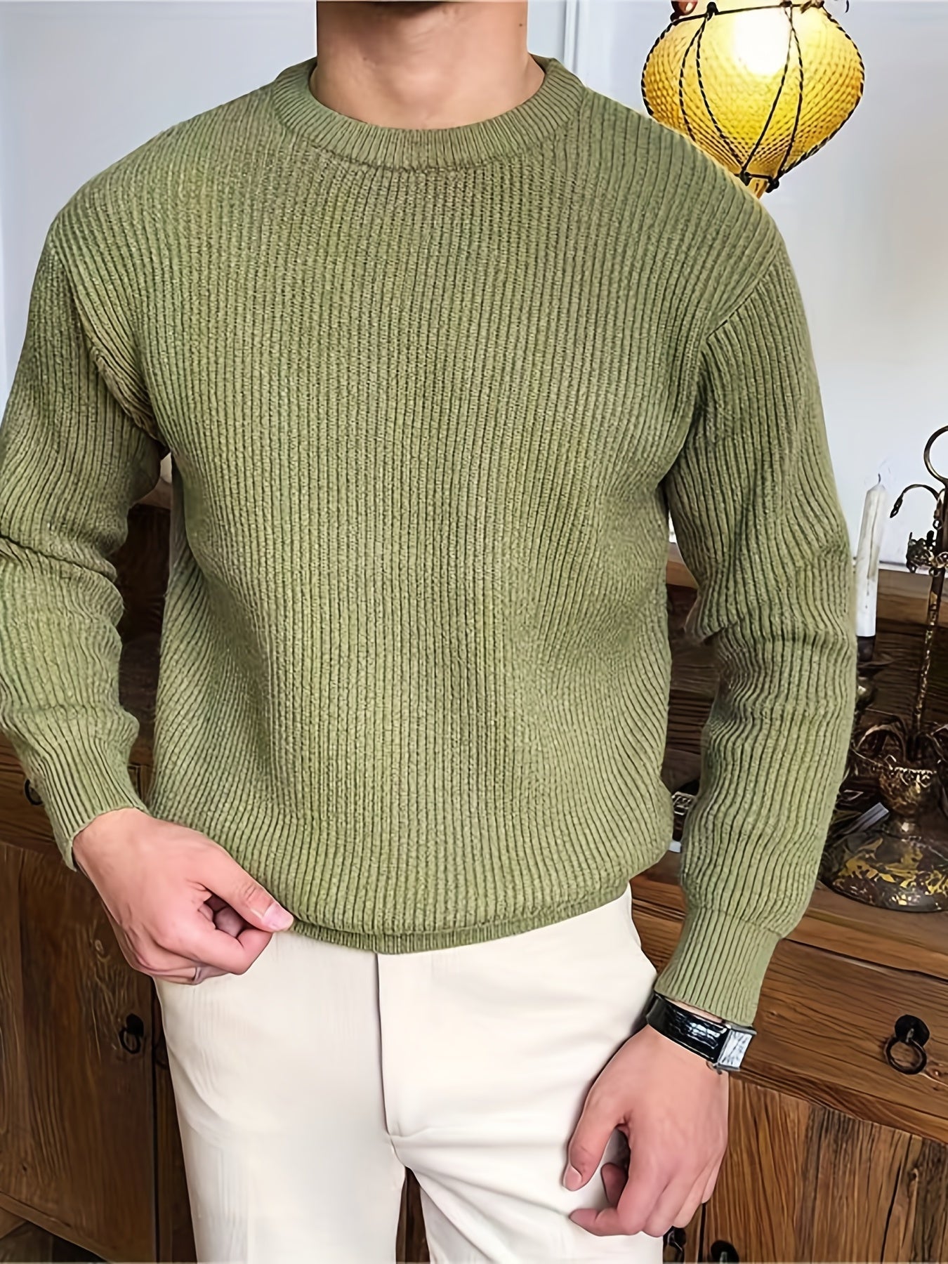 Alberto Trui | Stijlvolle kabeltrui design sweater voor mannen