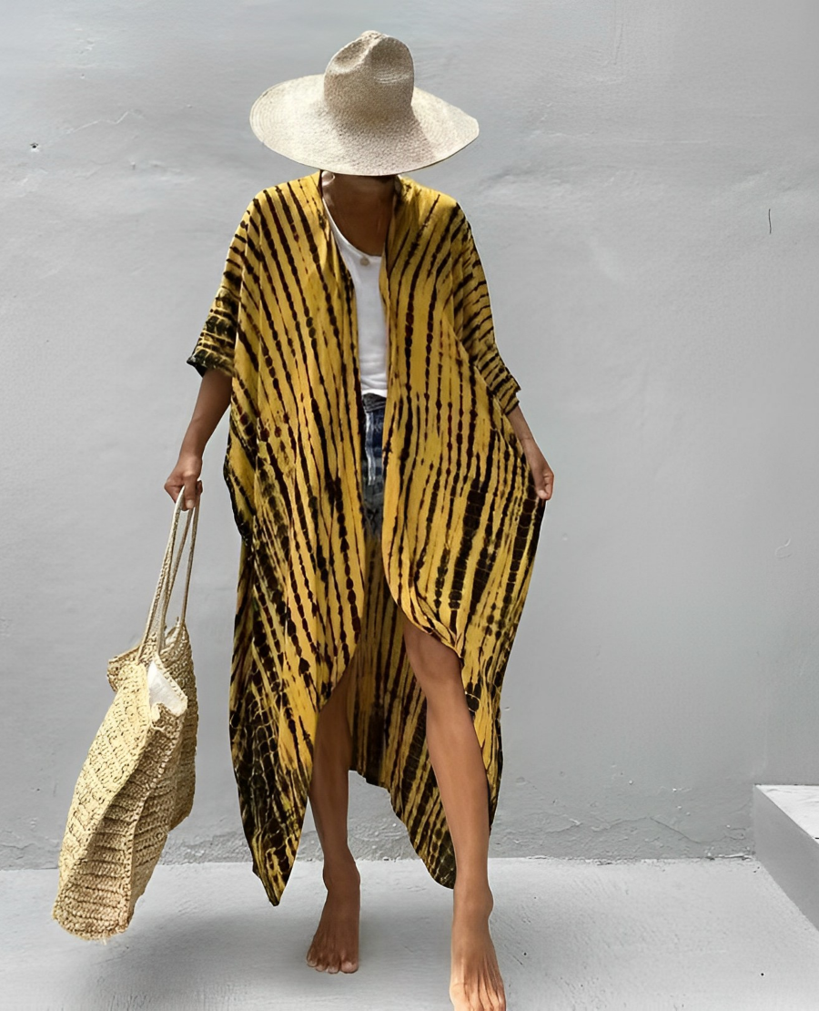 Leona Bohemian Kimono | Zomer-stijlvolle strandkimono met patroon