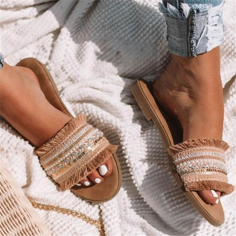 Luna Boho Slippers | Stijlvolle damesslippers voor de zomer