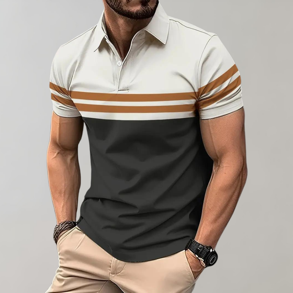 Hugo Poloshirt | Casual gestreepte polo voor heren