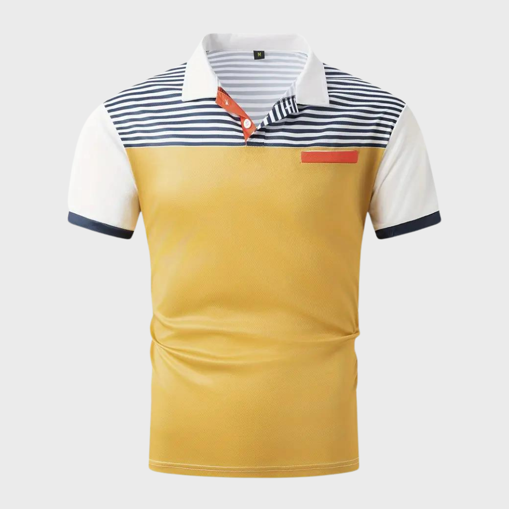 Tom Poloshirt | Casual gestreepte polo voor heren