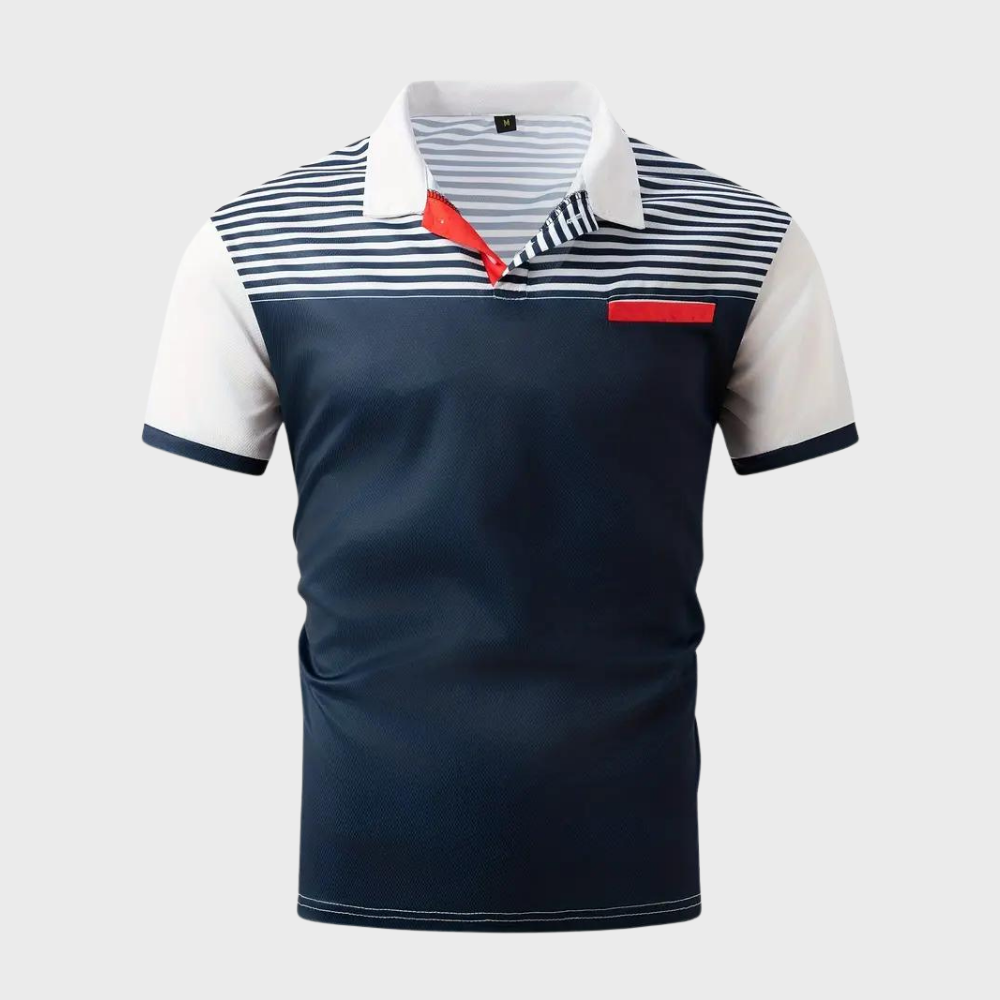 Tom Poloshirt | Casual gestreepte polo voor heren