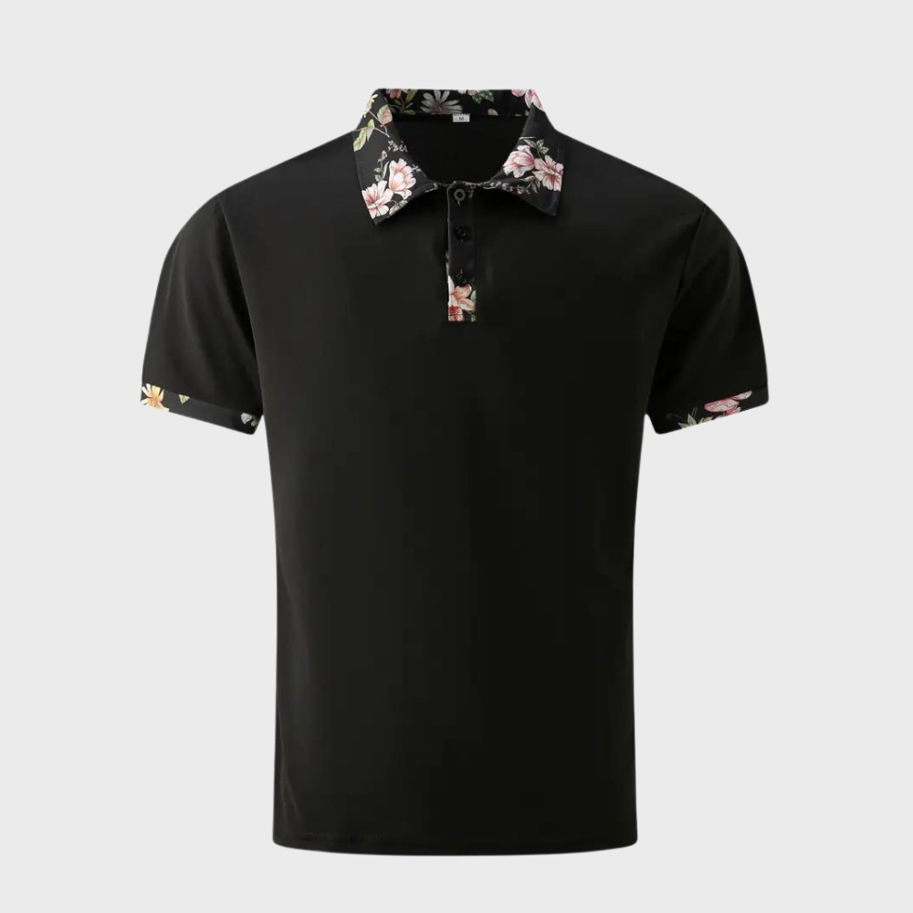 ETON Poloshirt | Casual polo met tropische print voor heren