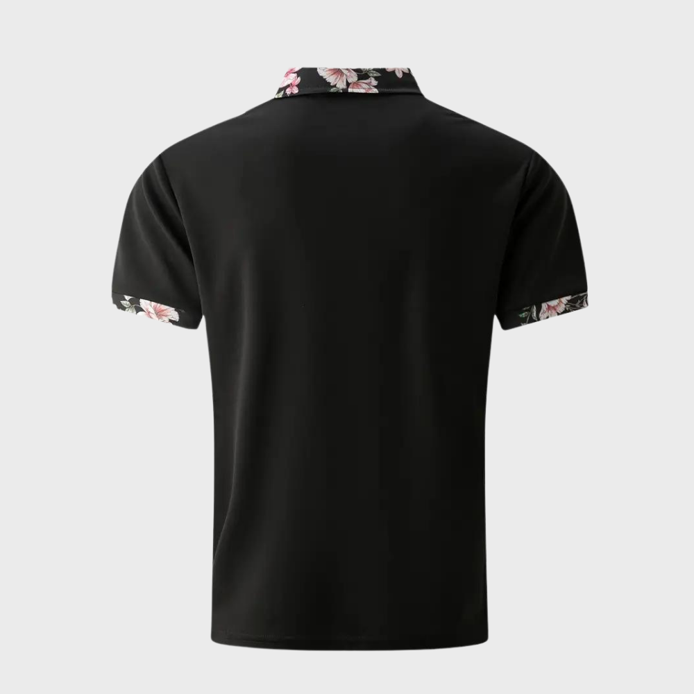 ETON Poloshirt | Casual polo met tropische print voor heren