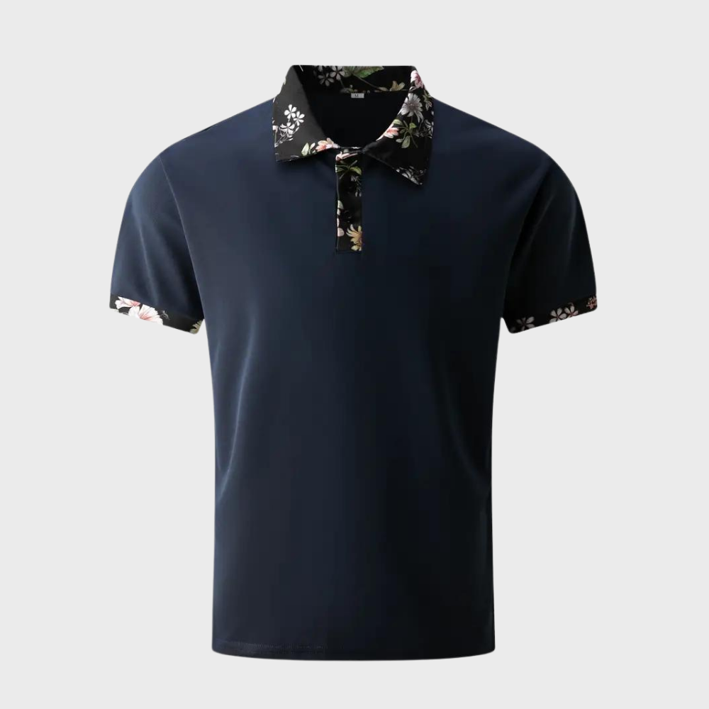 ETON Poloshirt | Casual polo met tropische print voor heren