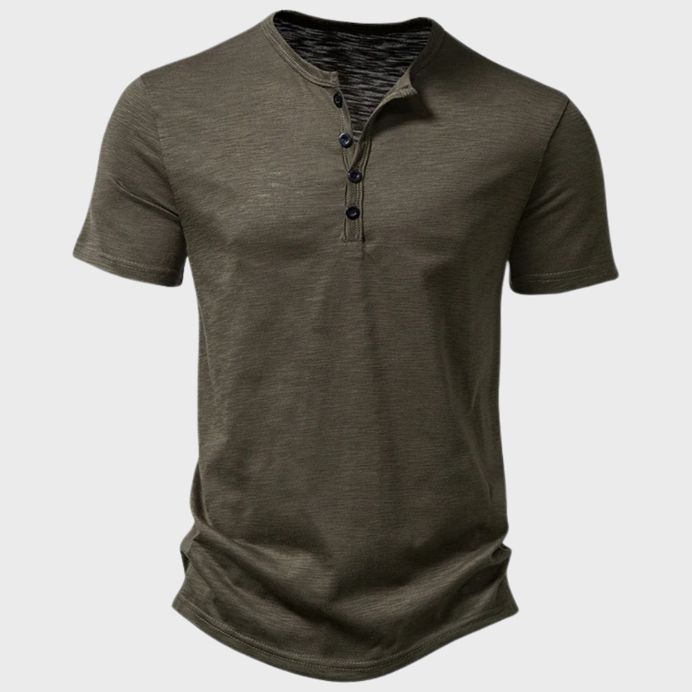 Dwayne Shirt | Casual T-shirt met V-hals voor heren