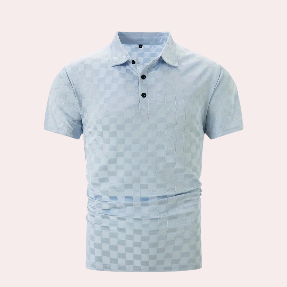 Levi Poloshirt | Slim Fit damier polo voor heren