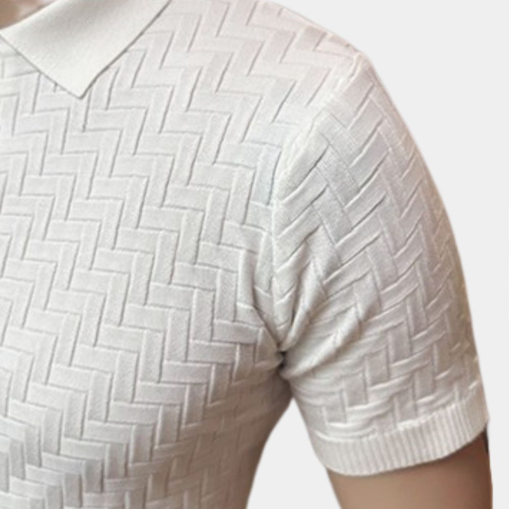 Luciano Poloshirt | Luxe polo met korte mouwen voor heren