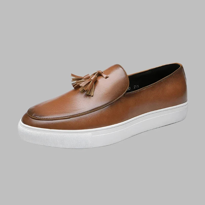 Comfortabele Leren Slip-on