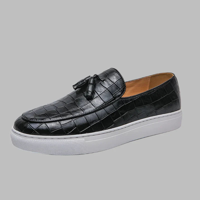 Comfortabele Leren Slip-on