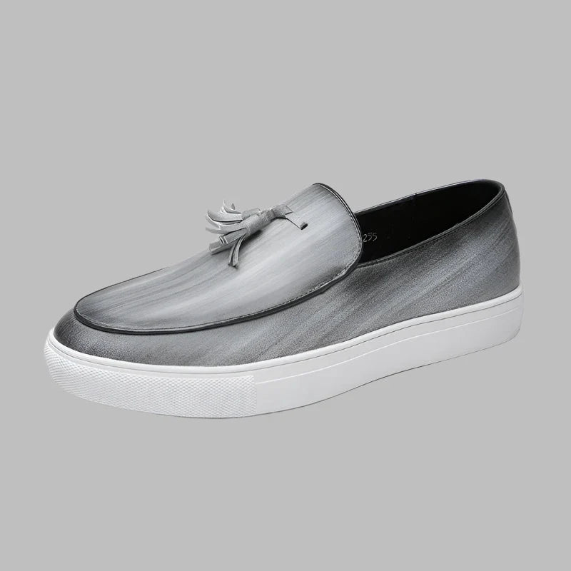 Comfortabele Leren Slip-on