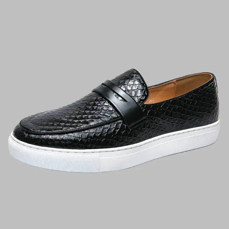 Comfortabele Leren Slip-on