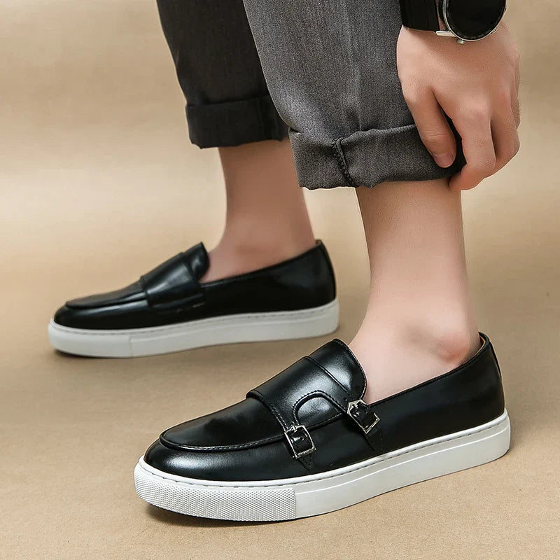 Comfortabele Leren Slip-on