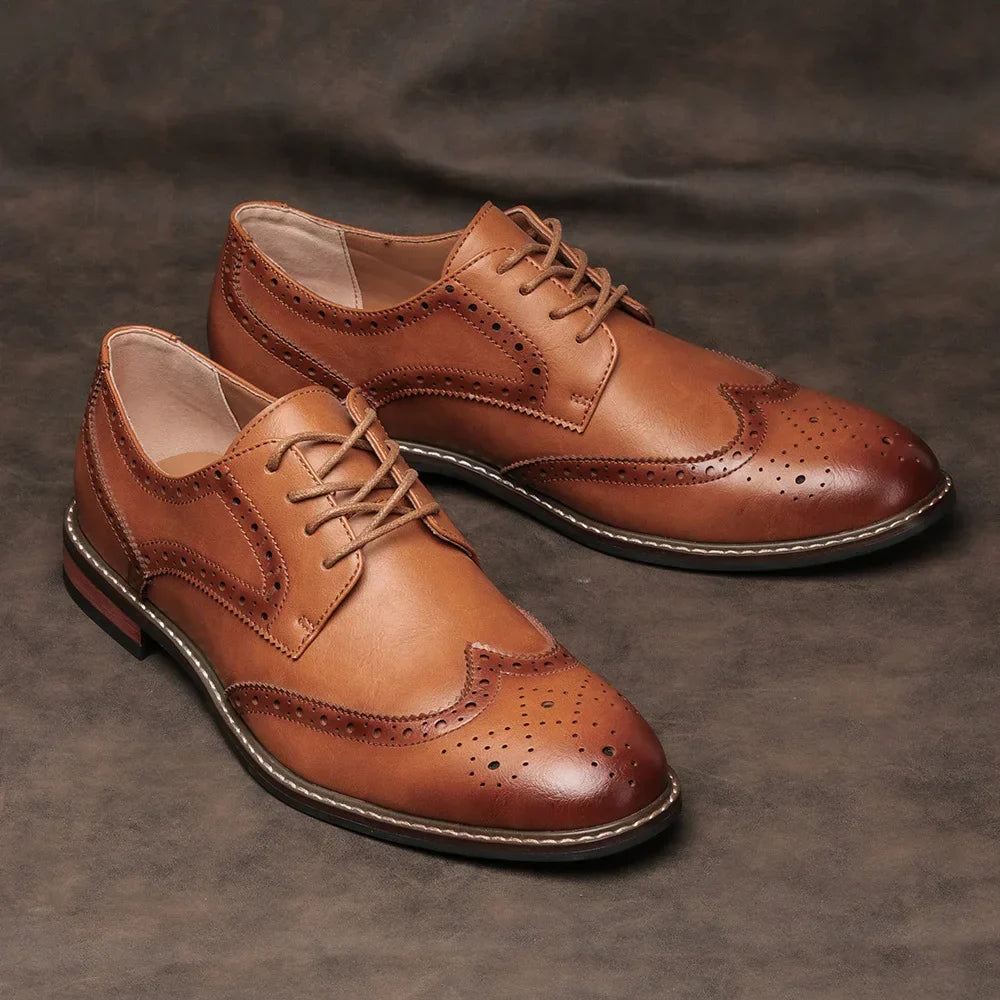 Derbies Nette Oxford Leer