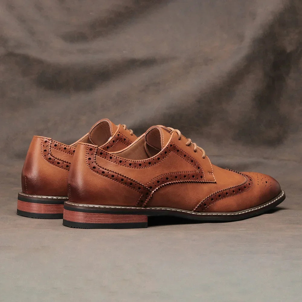 Derbies Nette Oxford Leer