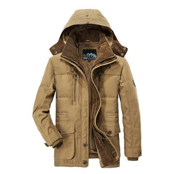 Luca Belloni Winterjas | Stijlvolle sherpa fleece gevoerde jas voor heren