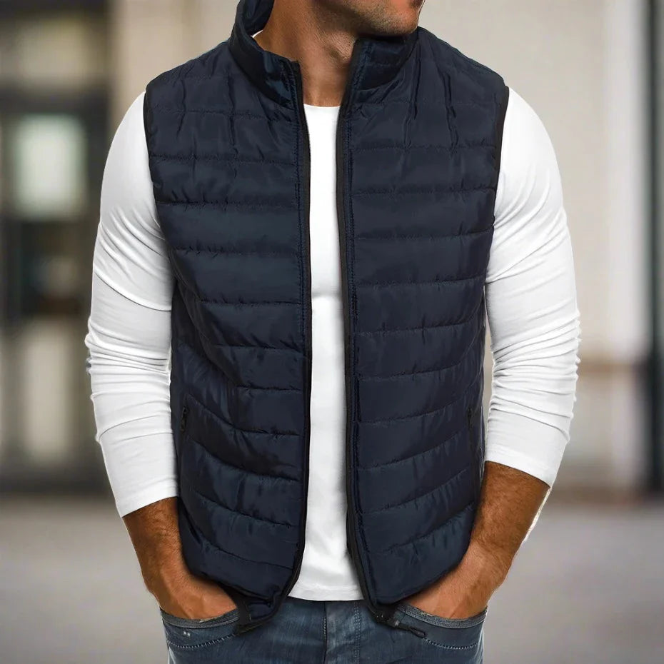 Gents Ultra-lichte Bodywarmer | Sportief gewatteerd vest voor mannen