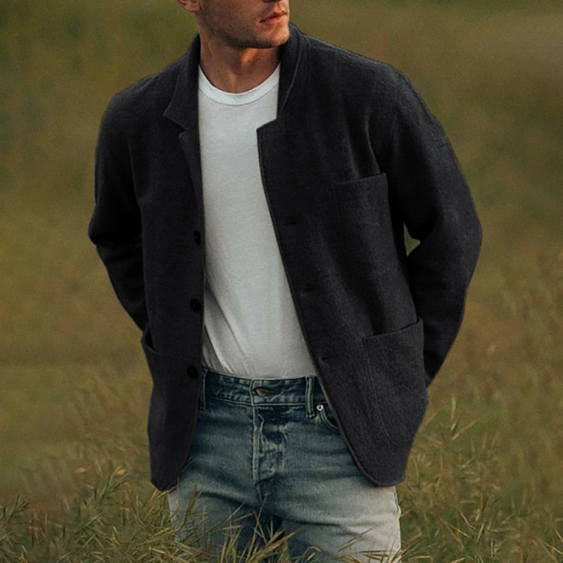 Tommy Cardigan | stijlvol wollen vest met knoopsluiting voor mannen