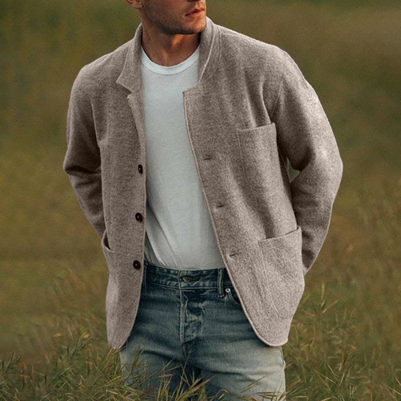 Tommy Cardigan | stijlvol wollen vest met knoopsluiting voor mannen