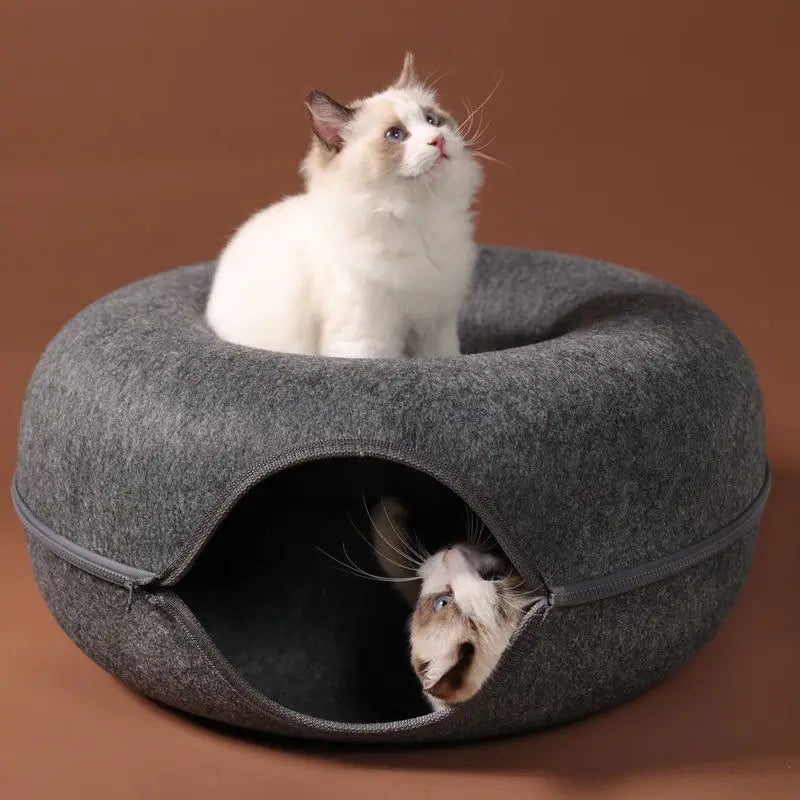 Interactief Kattenbed met Tunnel