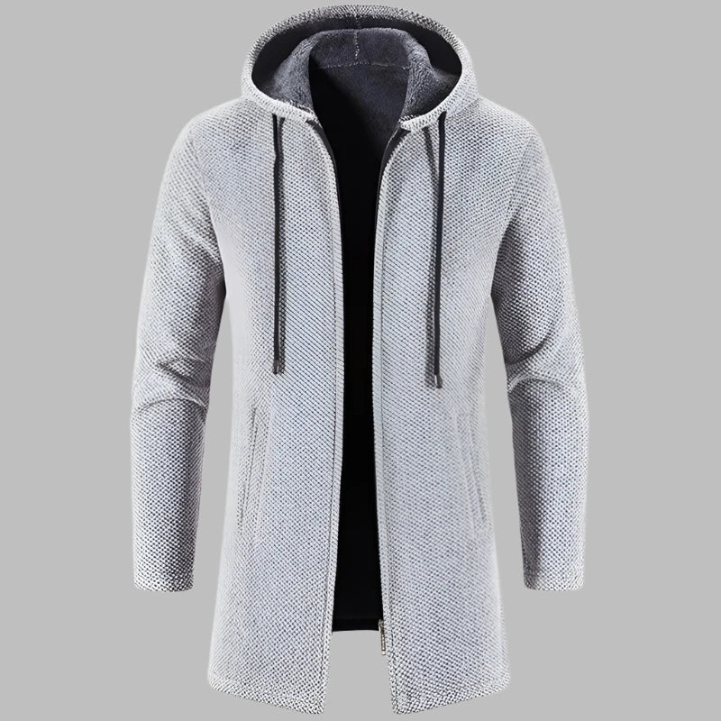 Lange Hoodie Rits Voor