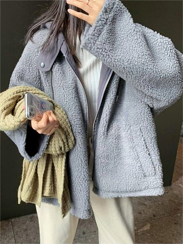 Lauren Fleece Parka | Elegante oversized jas met dikke capuchon voor vrouwen