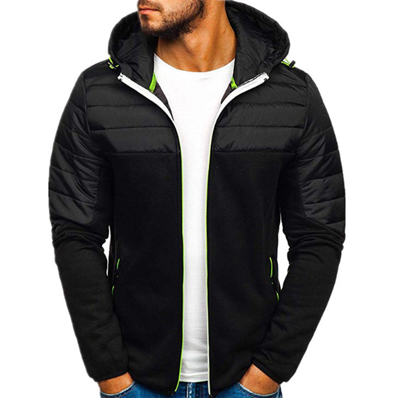 Armour Jacket | Warm gewatteerd heren vest met capuchon