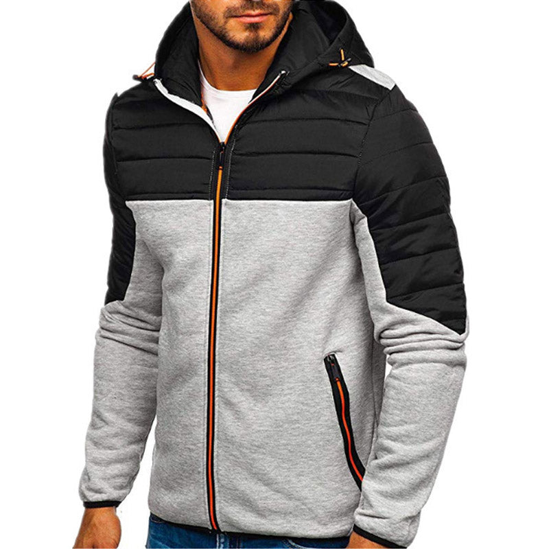 Armour Jacket | Warm gewatteerd heren vest met capuchon