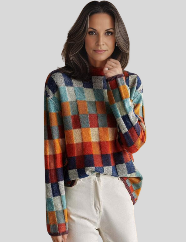 Naomi Sweater | Elegante gekleurde coltrui voor vrouwen