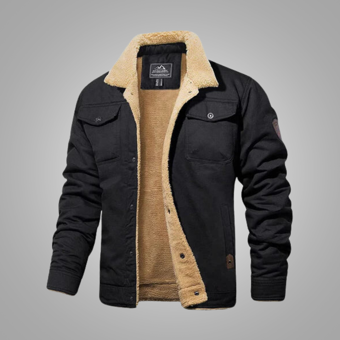 Ganti bomberjacket | Winter bomberjas met Sherpa fleece voor mannen