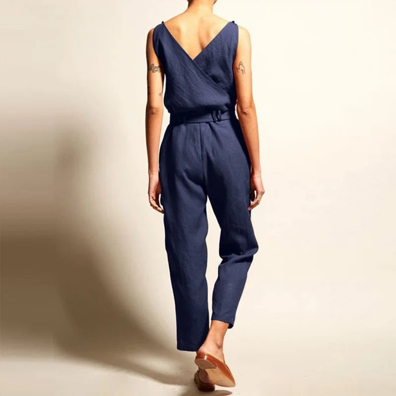 Vera Elegante Jumpsuit | Moderne, casual, comfortabele, mouwloze jumpsuit